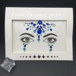 Crystal Tattoo kleebis S&auml;rav silmapliiats Kulmumeik N&auml;o Silmad Teemant Ajutine Tattoo Rock Rhinestone 3D Silmapliiats Kleebised