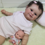 Elutruu 60 CM 3D-v&auml;rvitud Nahaga S&uuml;ndinud Bebe Veenidega Riidest Kehaga Beebi Silikoonnukk M&auml;nguasi Maddie T&uuml;druk Printsess V&auml;ikelaps Bebe jaoks