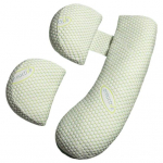 1 komplekt Imetamise nimmepadi Pehmed majapidamistarbed Pol&uuml;esterpuuvill Rasedus K&otilde;ht Selg Puusapadi Suurep&auml;rane 360-kraadine kaitse valge