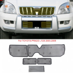 Auto putukakindel &otilde;hu sisselaskeava kaitsekate Airin Insert Net Vent Racing grillfilter Toyota Prado J120 J150 2003-2025 jaoks