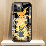 Klaas&uuml;mbris Apple Iphone 13 Pro Max 11 12 Mini Xr Se 2020 7 8 Plus X Xs 6 6s Fashion Shell telefoni &uuml;mbris Pokemon Cool Pikachu iPhone 12