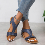 Sandaalid &Uuml;he nupuga heledad lamedad kingad vabaaja kummitallaga sandaalid Naiste sandaalid 37 sinine