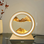 Art Sandscapes Quicksand laualamp LED laualamp Liivamaaling Kunstimaalimine, USB-kaabli juhtimine 360&deg; p&ouml;&ouml;rlev kodukaunistus