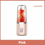 Kaasaskantav mahlapressi laadimine v&auml;ike majapidamises kasutatav mahlatops, t&auml;isautomaatne multifunktsionaalne mahlapress 【A】Blue（1 cup body）