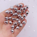 8 mm vaigust h&otilde;bedane s&uuml;damekristall kalliskivid lameda seljaga kivihelmed, v&auml;ljal&otilde;igete album Pulmaaplikatsioon, DIY Decor K&auml;sit&ouml;&ouml;