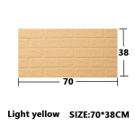 1/5/10 tk 70*38cm tapeet Isekleepuv vee- ja niiskuskindel 3D kolmem&otilde;&otilde;tmeline magamistoa tausta seina renoveerimine vaht tellis 10pcs 70*38cm