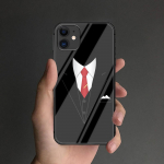 Suit Fashion karastatud klaasist telefoni&uuml;mbris iPhone'ile Samsung Galaxy OnePlus Oppo Xiaomi Redmi Note SA 7 8 9 10 11 12 13 14 20 21 22 53 Pro Max Ultra iPhone 6 or 6S