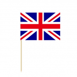 500 tk Mini hambaork, kirkad lipud, Suurbritannia lipud, kirkad peotortide kaunistused