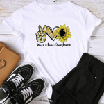 Aasia suuruse printimisega naiste naiste T-riided, kohv, armastustrend 90ndate vabaaja naiste suvine graafiline triiks&auml;rk Moodne l&uuml;hikeste varrukatega T-s&auml;rk S