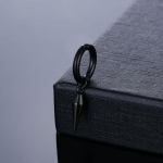 Punk Spike roostevabast terasest klambriga k&otilde;rvar&otilde;ngad naistele meestele, mustad pidulikud k&otilde;rvar&otilde;ngad, ehted, kingitused s&otilde;pradele h&otilde;be