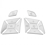 Autoosad 12tk Rooliratta nuppude trimmikomplektide kate Mercedes-Benz AB klassile 2012 2013 2014 ML GL klass 2012 2013 2014 2015 h&otilde;be