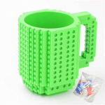 Tere Ehitusklotsid Kruusid DIY klotsid Pusle Kruus Laste M&auml;nguasi Koost Kruus Kohvitass punane