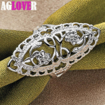 925 h&otilde;bedast &otilde;&otilde;nes nikerdatud s&otilde;rmus klassikaline ehe 6#