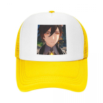 Zhongli Genshin Impact pesapallim&uuml;ts WoUnisex Unisex hingav animem&auml;ng Trucker Hat Streetwear Snapback m&uuml;tsid suvem&uuml;tsid Trucker Hat