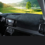 Flanellist auto armatuurlaua kattematt Skoda Karoq 2017-2022 libisemisvastase padja p&auml;ikesevari Dashmat vaip UV-vastane Dash Auto jaoks Right Hand Drive RHD gray