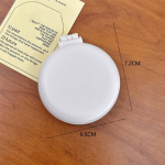 Mini karu kokkupandav peamassaaži multifilm turvapadi juuksekamm Antistaatiline stiilitarvikud Kaasaskantavad laste ja t&uuml;drukute juuksehari B valge