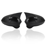 Gloss Black/Carbon Fiber Add on Side Mirror Cover Rearview Caps For Seat Leon MK2 1P facelift / Ibiza MK4 6J / Exeo 3R Gloss Black black