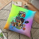 Toca Life World padjap&uuml;&uuml;r Toca Boca padjap&uuml;&uuml;r kodutoolile Lastetoa pehme dekoratiivne padjap&uuml;&uuml;r 45*45cm 20