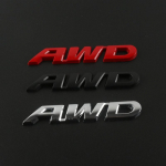 Honda auto pagasiruumi AWD metallist 3D auto kleebised auto kaunistus auto modifikatsioon valge