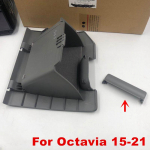 Skoda Octavia A7 Mk3 Mk4 2015-2021 jaoks, eesmine vasak kindalaeka hoiukarbi klambri k&auml;epide must