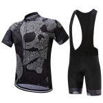 Suvine l&uuml;hike ratsutamine jalgratas Jalgrattar&otilde;ivaste komplekt Meeste Spordikampsunid Kost&uuml;&uuml;mid Mustad Bib Pants S