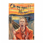 Minu silmad naljakad plakatid, l&otilde;uendimaalid, seinakunstipildid elutoa salongi sisekujunduseks 20x30cm