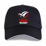 PRANTSUSMAA RUGBY F&auml;nn Unisex Ragbi & Spordiarmastaja Unisex Uus puuvillane Unisex suvine pesapallim&uuml;tsi euro suurus
