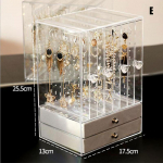 K&otilde;rvar&otilde;ngad kaelakeed ehete hoiukarp l&auml;bipaistev suure mahutavusega ehteriiul