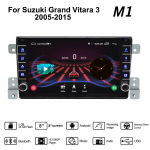 2 Din Androidi autoraadio multimeediumivideopleier Suzuki Grand Vitara 3 2005-2015 jaoks koos nupunupuga WiFi 1+16GB 1+16GB