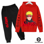 Teismeliste laste riided Beebipoiste kost&uuml;&uuml;mid Jaapan Anime Naruto dressip&uuml;ksid 2 tk Laste poiss, talve puuvillane prinditud komplekt 130
