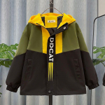 Kevadine s&uuml;gisjope poistele Mood Lapiv&auml;rk Tuulejope vabaaja kapuutsiga mantel Lasteriided 120