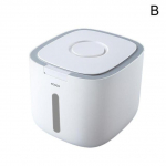 5 kg k&ouml;&ouml;gikollektsioon nano-&auml;mbriga putukakindel niiskuskindel riisilindriga toiduhoidla, suletud teravilja majapidamiskast None hall