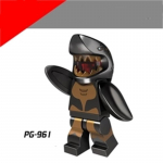 PG961 Lastele kokkupandud ehitusklotsid Minifiguur ehitusploki m&auml;nguasjad DIY Intellektuaalsed m&auml;nguasjad, mida m&uuml;&uuml;akse eraldi