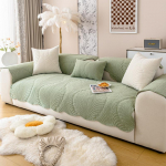 &Scaron;enill diivanipadi Four Seasons universaalne libisemiskindel padi kaasaegne elutoa diivani kate riidest r&auml;tik 70*70cm roheline