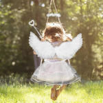 4-osaline t&uuml;drukute haldjakost&uuml;&uuml;m unen&auml;oline printsessi tutu seelikud, peapael, r&otilde;ivad, Halloweeni cosplay S