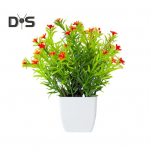 Ilmastikukindel kunstlik bonsai tuhmumisvastane atraktiivne, trimmimata kunstlik bonsai roosa