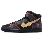 Gundam x Nike Dunk High SB Project Unicorn - Banshee Norn Unisex tossud Must-&Auml;ikesesinine Metallik-Kuldne DH7717-400 36 black