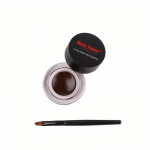 Pikaajaline geel-silmapliiats-kreem, mitte m&auml;&auml;rduv must silmapliiats-kreem pintsliga