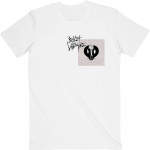 Bullet My Valentine Album Logo Valge erkend Unisex T-s&auml;rk S