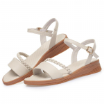 Sandaalid Suvised T&uuml;drukute Kalasuu Mood Rhinestone Naiste Sandaalid Hingavad Suured Naiste Sandaalid 35 beež