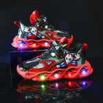 Uus S&auml;ravad poiste ja t&uuml;drukute nahast spordijalatsid lahe multikas 25 punane