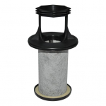 Ainulaadne k&uuml;tusefiltri element, muudetud valge peen t&ouml;&ouml;tlus valge