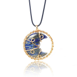 &Otilde;&otilde;nes ripats Looduslikust kivist Amet&uuml;st/Lapis Lazuli keerduv ripats ilma Chianita ehete valmistamiseks DIY kaelakee tarvik 42x42mm