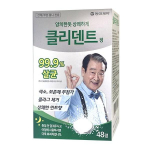 Dong-A Pharmaceutical Clident tablet denture cleaner, 48 tablets, 1 unit