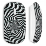 Juhtmeta hiir Zebra must ja valge