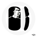 Juhtmeta hiir Bruce Lee must-valge