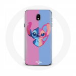 &Uuml;mbris Samsung Galaxy J5 2017 Stitch ja ingelsinine roosa