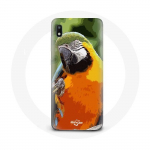 &Uuml;mbris Samsung Galaxy A10 Macaws Parrot Orange Green jaoks