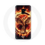 &Uuml;mbris Samsung Galaxy A8 Plus Hunger Games Movie logo jaoks