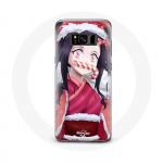 &Uuml;mbris Samsung Galaxy S8 Plus Anime Demon Slayer Kamado Nezuko 2023. aasta j&otilde;ulup&uuml;hale